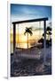 Swing Beach at Sunset-Philippe Hugonnard-Framed Premium Photographic Print