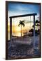 Swing Beach at Sunset-Philippe Hugonnard-Framed Premium Photographic Print