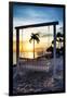 Swing Beach at Sunset-Philippe Hugonnard-Framed Premium Photographic Print