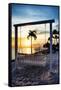 Swing Beach at Sunset-Philippe Hugonnard-Framed Stretched Canvas