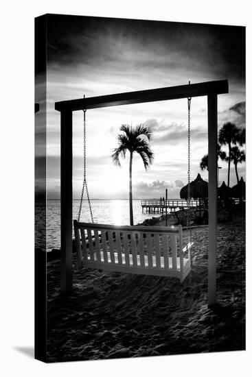 Swing Beach at Sunset-Philippe Hugonnard-Stretched Canvas