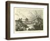 Swing-Bridge Constructed of Osiers Between Urubamba and Ollantay-Tampu-Édouard Riou-Framed Giclee Print