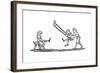 Swing Exercise from the Quintain-null-Framed Giclee Print