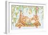 Swing Kitty-Karen Middleton-Framed Giclee Print