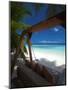 Swing on Tropical Beach, Maldives, Indian Ocean, Asia-Sakis Papadopoulos-Mounted Photographic Print