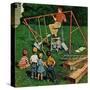 "Swing-set", June 16, 1956-Amos Sewell-Stretched Canvas