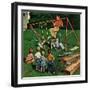 "Swing-set", June 16, 1956-Amos Sewell-Framed Giclee Print