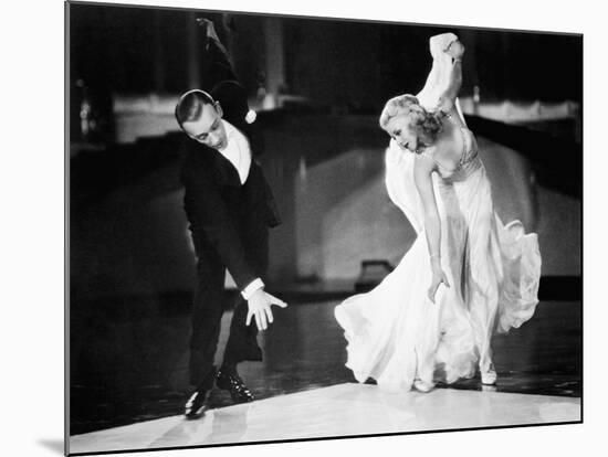 Swing Time, Fred Astaire, Ginger Rogers, 1936-null-Mounted Photo