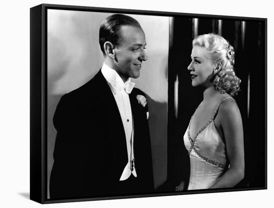 Swing Time, Fred Astaire, Ginger Rogers, 1936-null-Framed Stretched Canvas