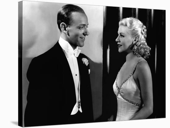 Swing Time, Fred Astaire, Ginger Rogers, 1936-null-Stretched Canvas