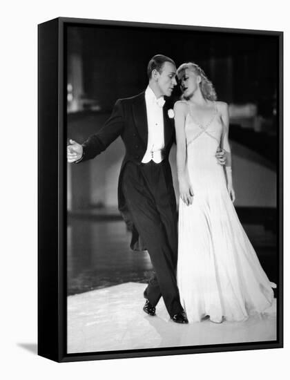 Swing Time, Fred Astaire, Ginger Rogers, 1936-null-Framed Stretched Canvas