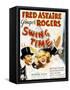 Swing Time, Fred Astaire, Ginger Rogers, 1936-null-Framed Stretched Canvas