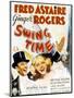 Swing Time, Fred Astaire, Ginger Rogers, 1936-null-Mounted Art Print