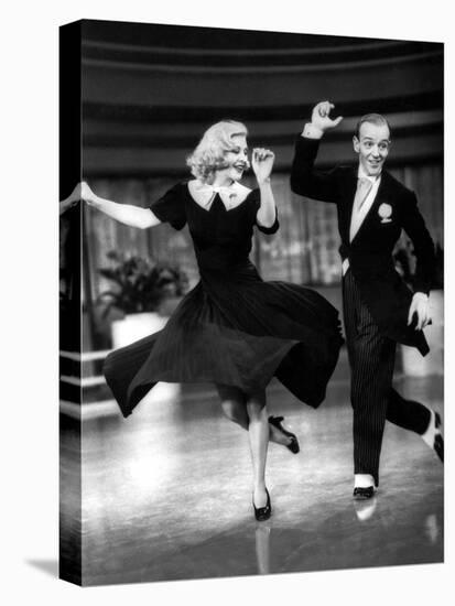 Swing Time, Ginger Rogers, Fred Astaire, 1936-null-Stretched Canvas