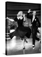 Swing Time, Ginger Rogers, Fred Astaire, 1936-null-Stretched Canvas