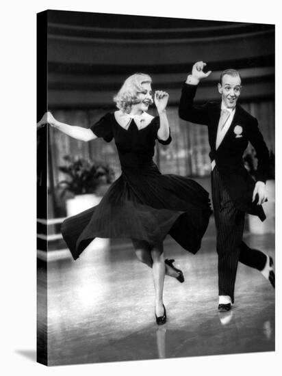 Swing Time, Ginger Rogers, Fred Astaire, 1936-null-Stretched Canvas