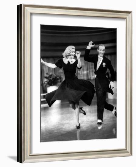 Swing Time, Ginger Rogers, Fred Astaire, 1936-null-Framed Photo