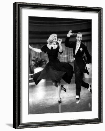 Swing Time, Ginger Rogers, Fred Astaire, 1936-null-Framed Photo