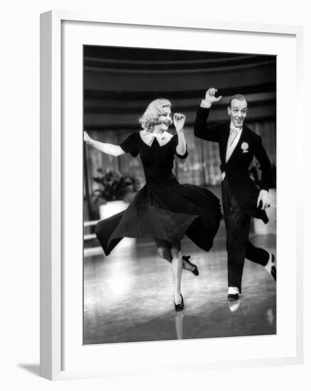 Swing Time, Ginger Rogers, Fred Astaire, 1936-null-Framed Photo