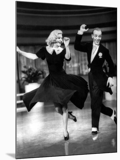 Swing Time, Ginger Rogers, Fred Astaire, 1936-null-Mounted Photo