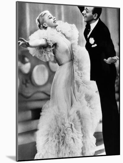 Swing Time, Ginger Rogers, Fred Astaire, 1936-null-Mounted Photo