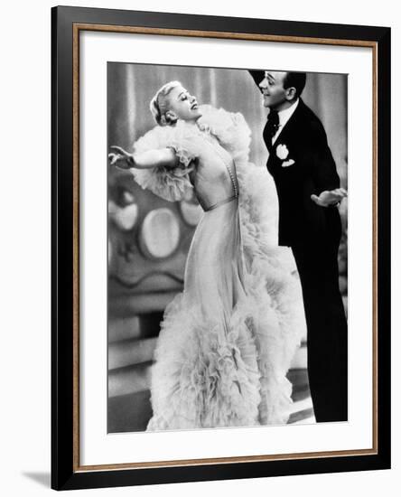 Swing Time, Ginger Rogers, Fred Astaire, 1936-null-Framed Photo