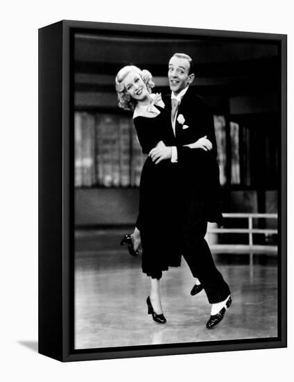 Swing Time, Ginger Rogers, Fred Astaire, 1936-null-Framed Stretched Canvas