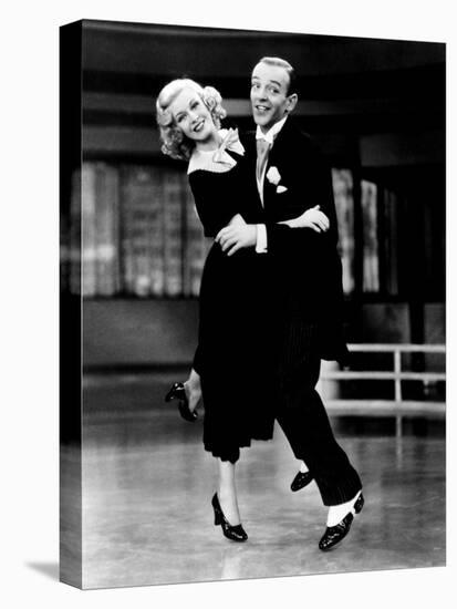 Swing Time, Ginger Rogers, Fred Astaire, 1936-null-Stretched Canvas