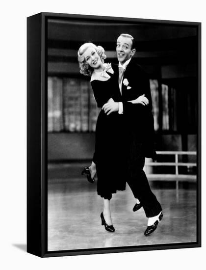 Swing Time, Ginger Rogers, Fred Astaire, 1936-null-Framed Stretched Canvas