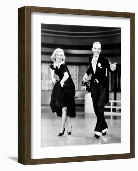 Swing Time, Ginger Rogers, Fred Astaire, 1936-null-Framed Photo