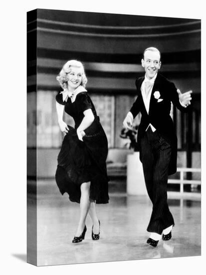 Swing Time, Ginger Rogers, Fred Astaire, 1936-null-Stretched Canvas