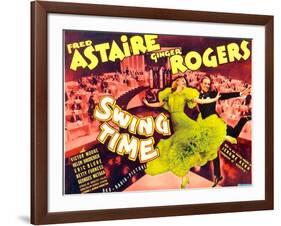 Swing Time, Ginger Rogers, Fred Astaire, 1936-null-Framed Art Print