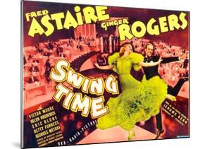 Swing Time, Ginger Rogers, Fred Astaire, 1936-null-Mounted Art Print