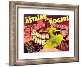 Swing Time, Ginger Rogers, Fred Astaire, 1936-null-Framed Art Print