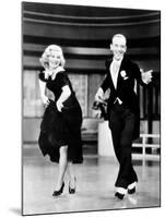 Swing Time, L-R: Ginger Rogers, Fred Astaire, 1936-null-Mounted Photo