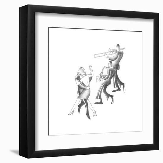 Swing to the Music-Roger Vilar-Framed Art Print