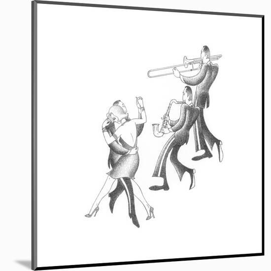 Swing to the Music-Roger Vilar-Mounted Art Print