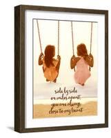 Swing Together, Side by Side-Betsy Cameron-Framed Art Print