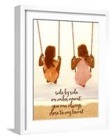 Swing Together, Side by Side-Betsy Cameron-Framed Art Print