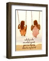 Swing Together, Side by Side-Betsy Cameron-Framed Art Print