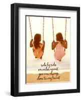 Swing Together, Side by Side-Betsy Cameron-Framed Art Print