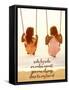 Swing Together, Side by Side-Betsy Cameron-Framed Stretched Canvas