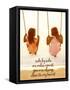 Swing Together, Side by Side-Betsy Cameron-Framed Stretched Canvas