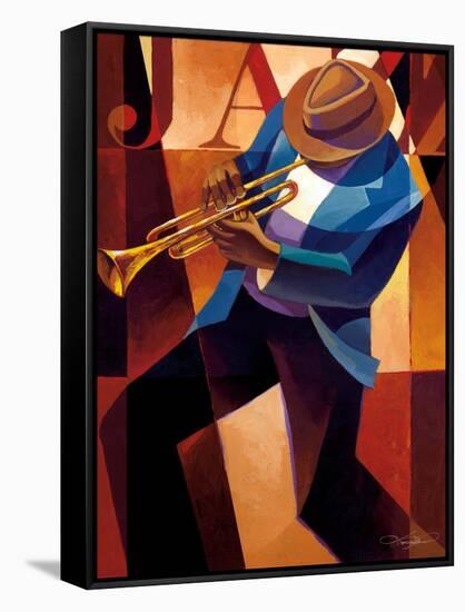 Swing-Keith Mallett-Framed Stretched Canvas