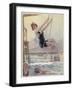 Swinging and Flirting-L. Usasal-Framed Art Print