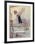 Swinging and Flirting-L. Usasal-Framed Art Print