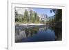 Swinging Bridge over Merced River, Cathedral Beach, Yosemite National Park, California, Usa-Jean Brooks-Framed Photographic Print