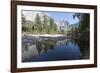 Swinging Bridge over Merced River, Cathedral Beach, Yosemite National Park, California, Usa-Jean Brooks-Framed Photographic Print