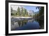 Swinging Bridge over Merced River, Cathedral Beach, Yosemite National Park, California, Usa-Jean Brooks-Framed Photographic Print