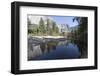 Swinging Bridge over Merced River, Cathedral Beach, Yosemite National Park, California, Usa-Jean Brooks-Framed Photographic Print